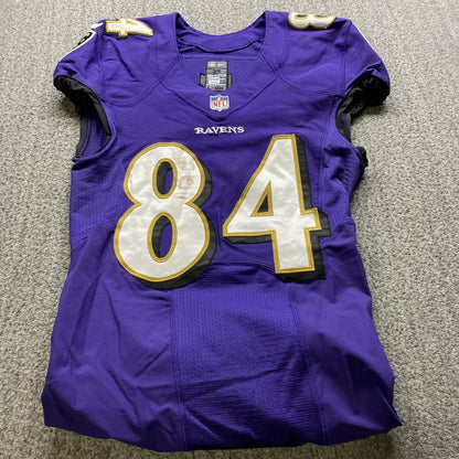 Josh Oliver GAME WORN💪11/20/22 Ravens💜vs. Panthers🐾On-Field NFL Nike Jersey Worn during the November 20, 2022 victory vs. Carolina Panthers