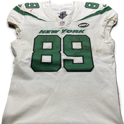 Chris Herndon GAME USED 💪 01/13/2021 PHOTO MATCHED 📸 New York Jets Nike NFL Jersey 👕 Also includes PSA Authenticity🛡️