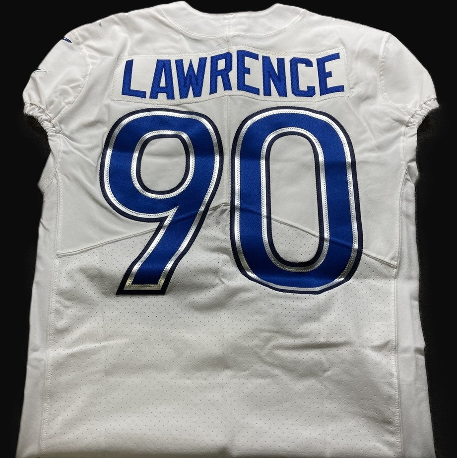 DeMarcus Lawrence GAME ISSUED 💪 Dallas Cowboys Pro Bowl Games Nike NFL Jersey 👕 Also includes COA