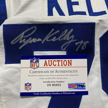 Ryan Kelly Signed ✍️ GAME WORN 10/06/22 Indianapolis Colts On-Field NFL Jersey 🎽 vs. Denver Broncos Also includes PSA Authenticity 🛡️