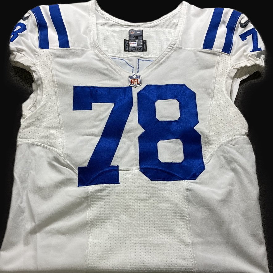Ryan Kelly Signed ✍️ GAME WORN 10/06/22 Indianapolis Colts On-Field NFL Jersey 🎽 vs. Denver Broncos Also includes PSA Authenticity 🛡️