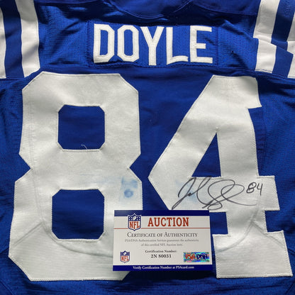 Jack Doyle Signed ✍️ GAME WORN 💪 10/17/21 PHOTO MATCHED 📸 Colts Nike NFL Jersey 👕 Rare💥 Includes PSA Authenticity 🛡️