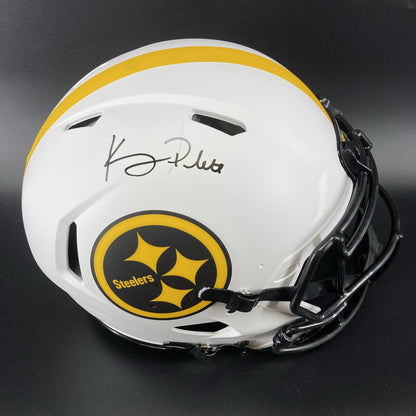 Kenny Pickett Signed✍️Pittsburgh Steelers Full-Size Lunar Eclipse Helmet🏈