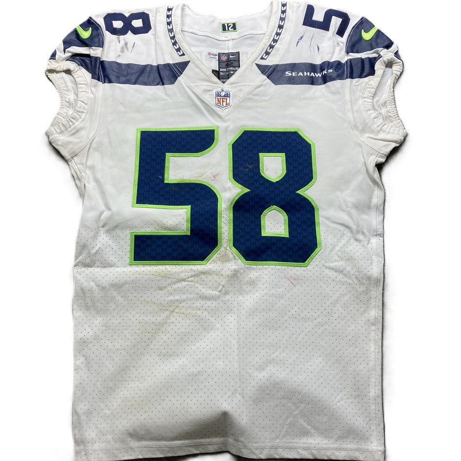 Tanner Muse GAME-WORN 💪 11/13/22 PHOTO MATCHED 📸 Seattle Seahawks NFL Jersey 👕 vs Bucs inc. PSA COA