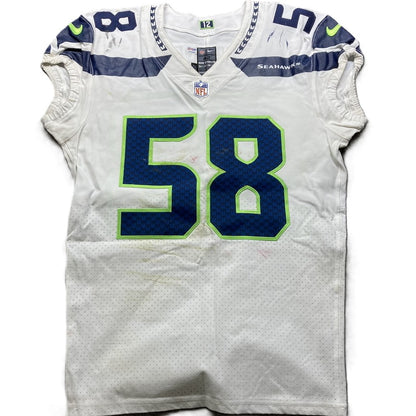 Tanner Muse GAME-WORN 💪 11/13/22 PHOTO MATCHED 📸 Seattle Seahawks NFL Jersey 👕 vs Bucs inc. PSA COA