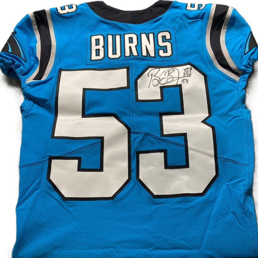 Brian Burns Hand-Signed✍️TEAM-ISSUED💪Carolina Panthers On-Field NFL Jersey PSA Certified