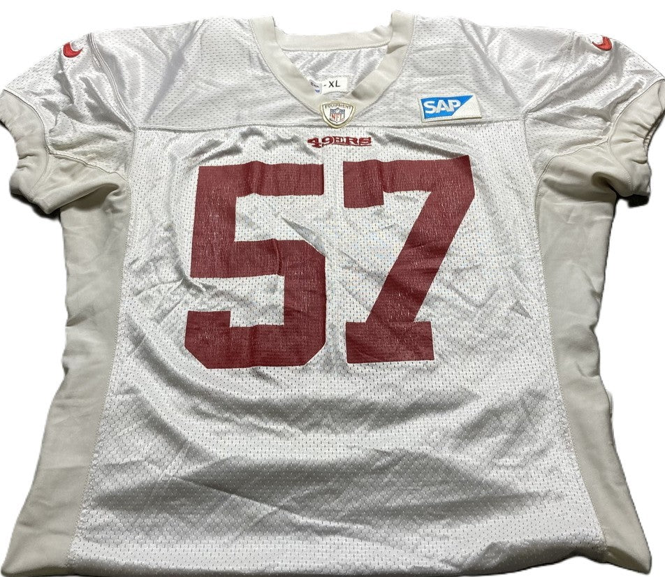 Michael Wilhoite San Francisco 49ers Practice WORN💪NFL Jersey 👕