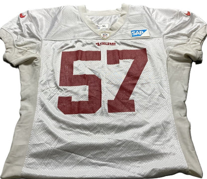 Michael Wilhoite San Francisco 49ers Practice WORN💪NFL Jersey 👕