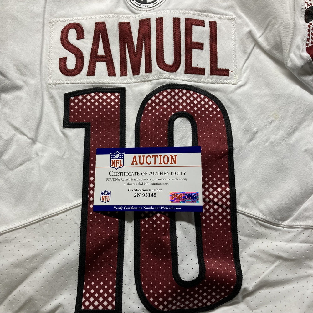 Curtis Samuel GAME WORN💪10/13/22 PHOTO MATCHED📸Commanders NFL Jersey vs.Chicago Bears (Crucial Catch Game)