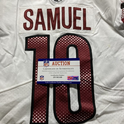 Curtis Samuel GAME WORN💪10/13/22 PHOTO MATCHED📸Commanders NFL Jersey vs.Chicago Bears (Crucial Catch Game)