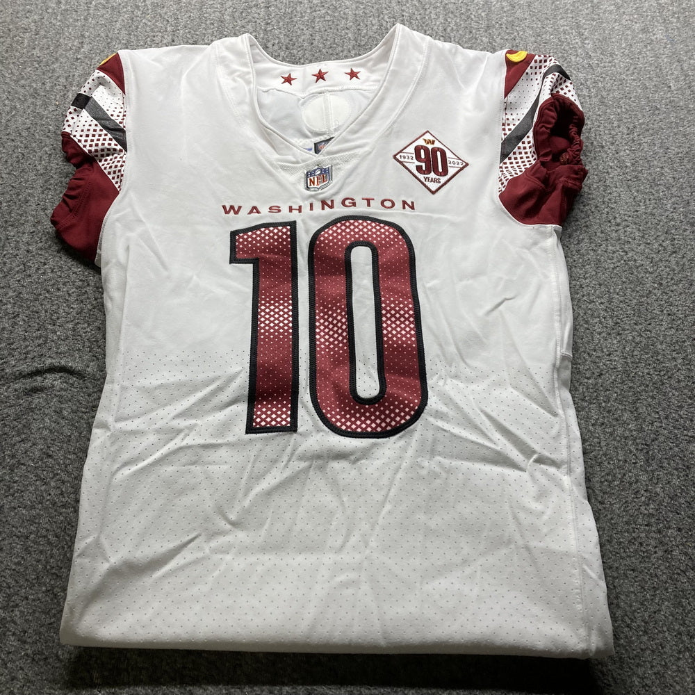 Curtis Samuel GAME WORN💪10/13/22 PHOTO MATCHED📸Commanders NFL Jersey vs.Chicago Bears (Crucial Catch Game)