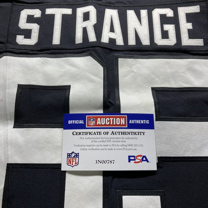 Brenton Strange GAME USED 10/1/23 Jacksonville Jaguars 🐆 Nike NFL Jersey vs. Atlanta Falcons in London 🇬🇧