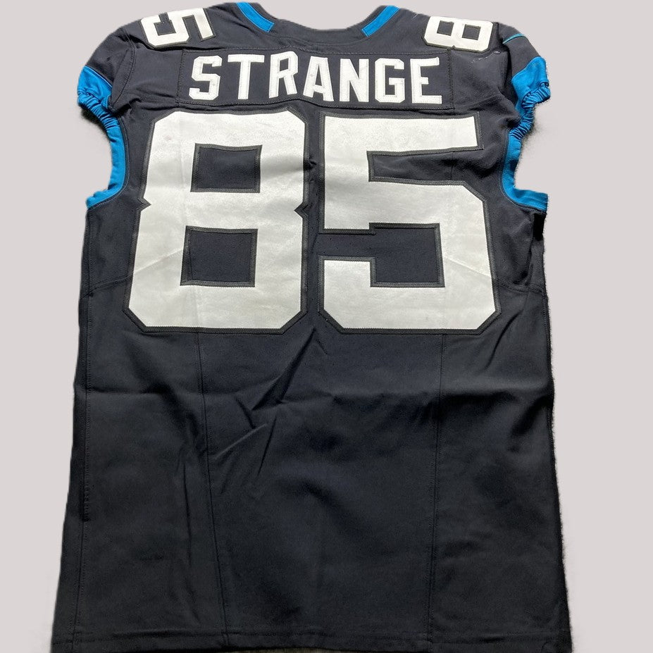 Brenton Strange GAME USED 10/1/23 Jacksonville Jaguars 🐆 Nike NFL Jersey vs. Atlanta Falcons in London 🇬🇧