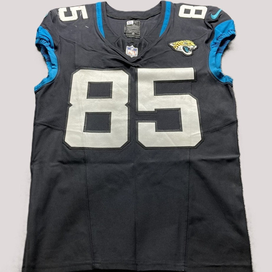 Brenton Strange GAME USED 10/1/23 Jacksonville Jaguars 🐆 Nike NFL Jersey vs. Atlanta Falcons in London 🇬🇧