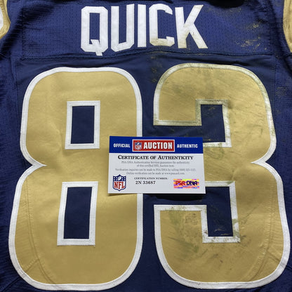 Brian Quick GAME-WORN💪10/23/16 PHOTO MATCHED📸Los Angeles Rams🐏NFL Jersey👕 vs. New York Giants