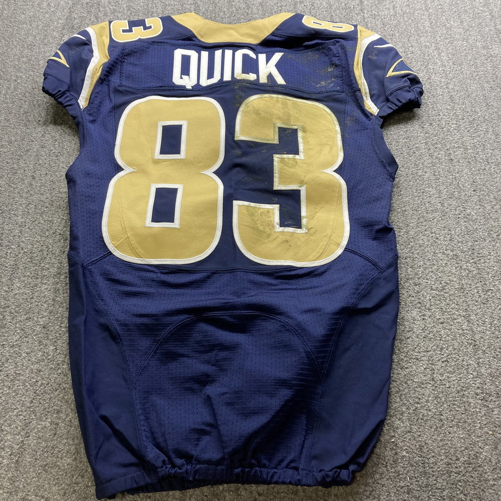 Brian Quick GAME-WORN💪10/23/16 PHOTO MATCHED📸Los Angeles Rams🐏NFL Jersey👕 vs. New York Giants