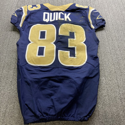 Brian Quick GAME-WORN💪10/23/16 PHOTO MATCHED📸Los Angeles Rams🐏NFL Jersey👕 vs. New York Giants