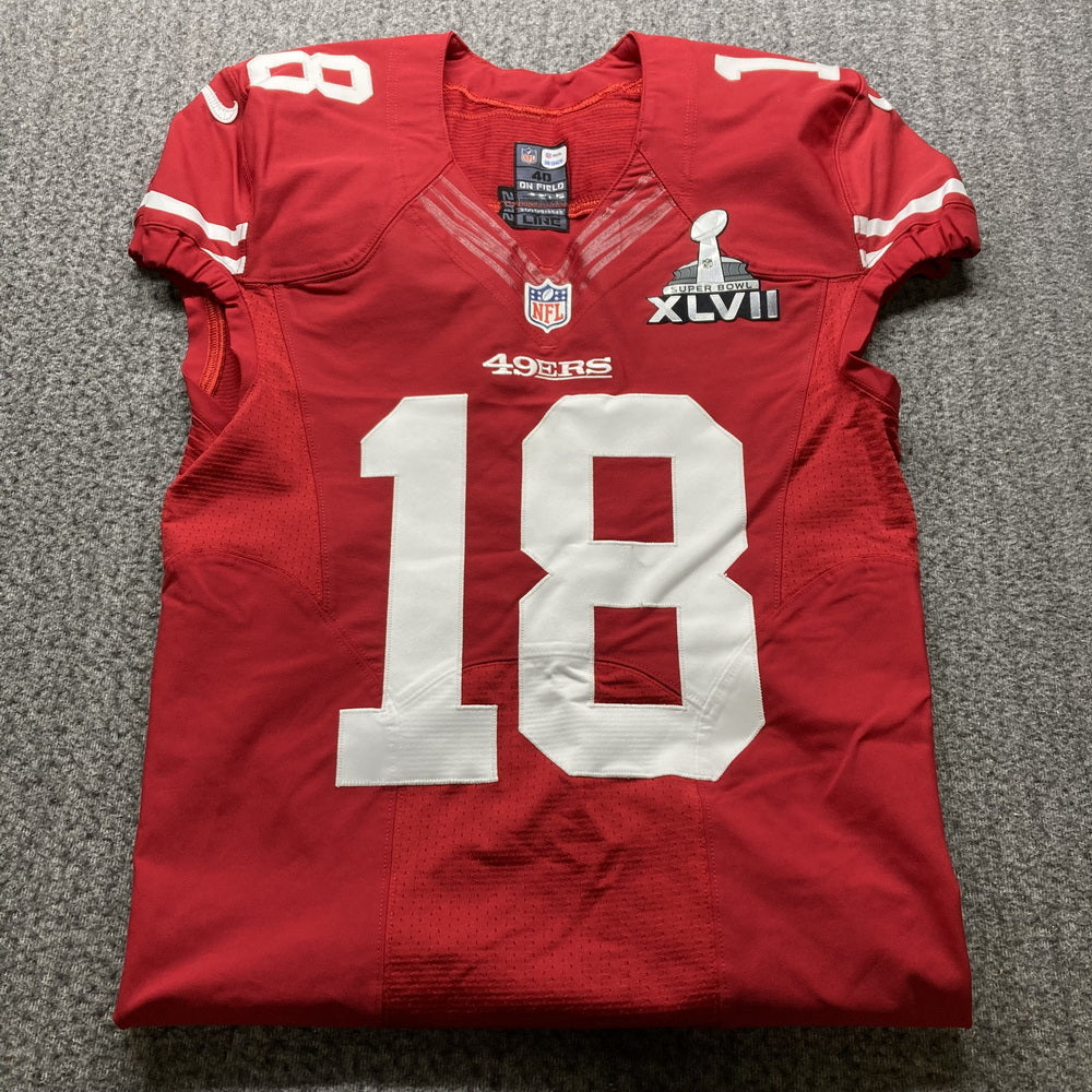Ricardo Lockette TEAM-ISSUED💪SuperBowl XLVII San Francisco 49ers NFL Jersey👕