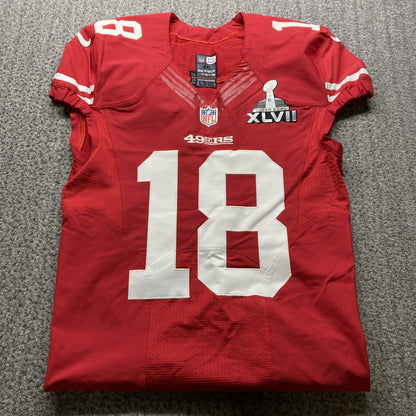 Ricardo Lockette TEAM-ISSUED💪SuperBowl XLVII San Francisco 49ers NFL Jersey👕