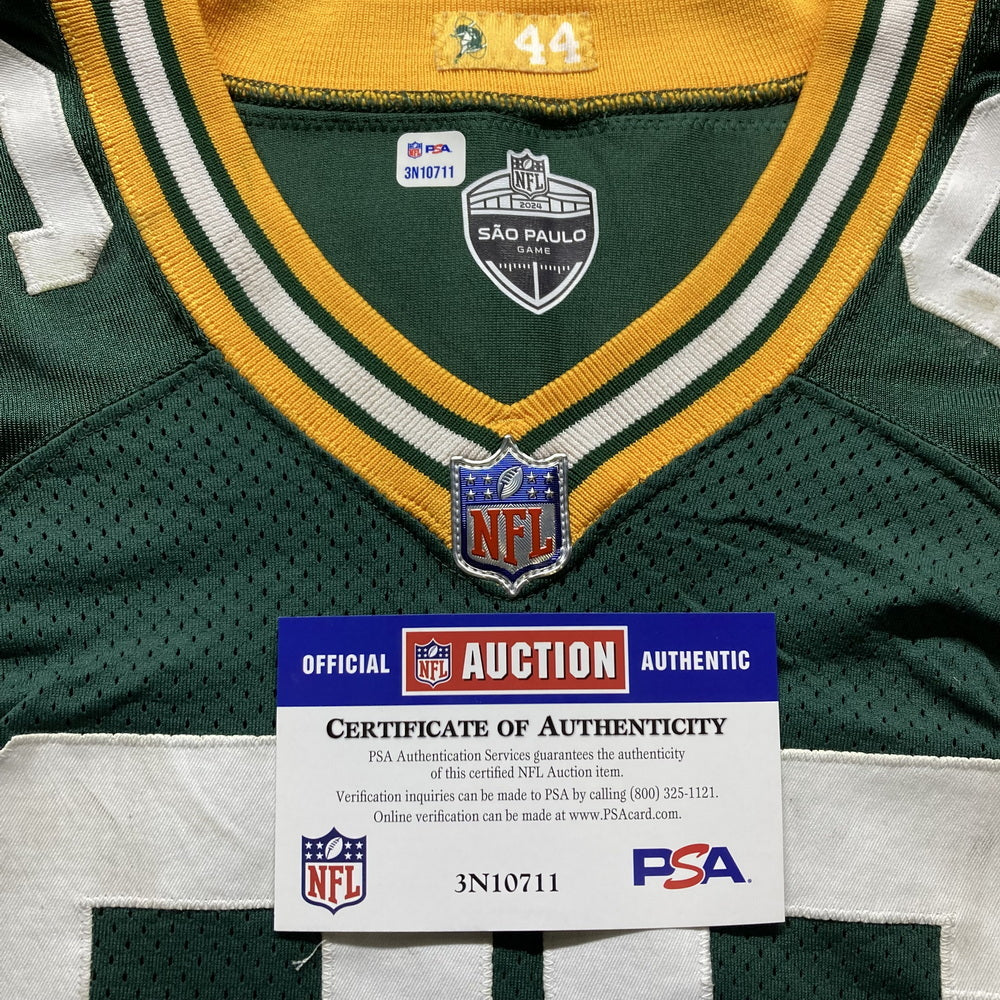 Colby Wooden GAME WORN💪09/6/24 Green Bay Packers Jersey👕vs.Eagles🦅Sao Paulo