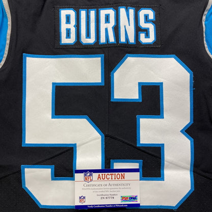 Brian Burns GAME WORN 💪 11/21/21 Carolina Panthers Nike On-Field NFL Jersey vs. Washington Commanders Also includes PSA Authenticity ✅