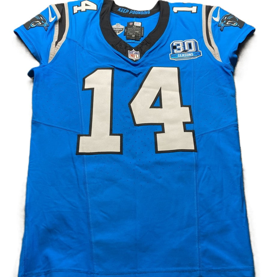 Andy Dalton GAME WORN 💪11/10/24 Carolina Panthers 🐆 Nike NFL Jersey 👕 vs Giants includes PSA Authenticity ✅