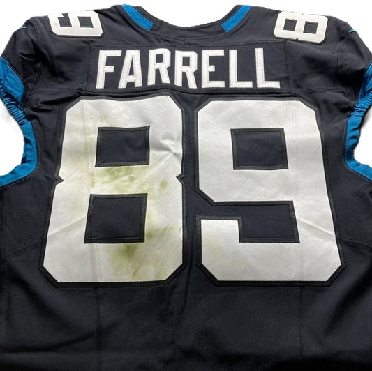 Luke Farrell GAME USED 10/01/23 + PHOTO-MATCHED Jacksonville Jaguars NFL Jersey vs. Atlanta Falcons Inc. PSA Authentication