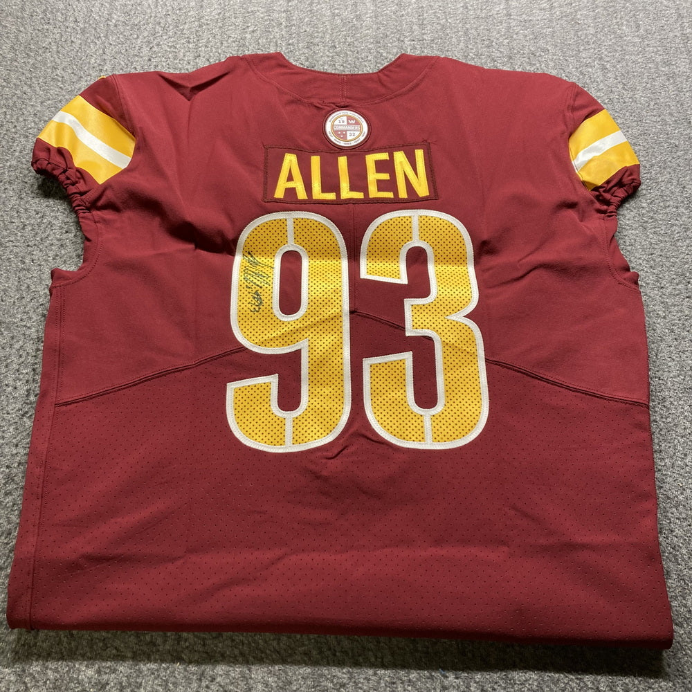 Jonathan Allen Hand-Signed Washington Commanders Authentic On-Field Nike NFL Jersey