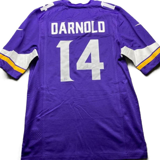 Sam Darnold Hand Signed ✍️ Minnesota Vikings Nike NFL Jersey👕 Also includes PSA Authenticity 🛡️