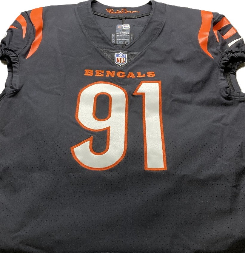 Trey Hendrickson Signed✍️Cincinnati Bengals🐅Authentic Nike NFL Jersey👕🧡🖤