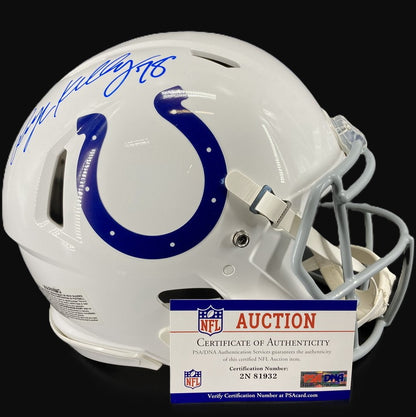 Ryan Kelly Hand Signed 🖊️ Indianapolis Colts Full-Size Authentic Speed NFL Helmet Including PSA Authenticity