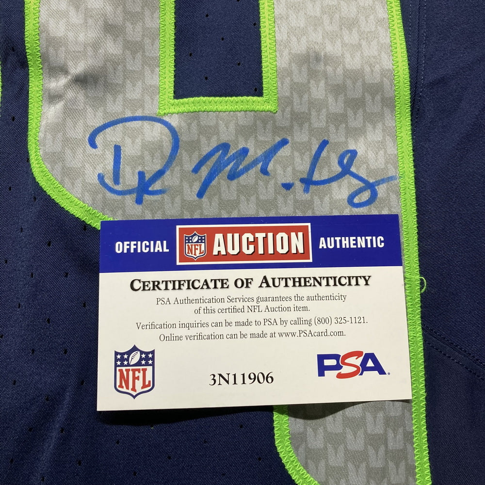 DK Metcalf Hand-Signed Seattle Seahawks Nike Authentic NFL Jersey Rare Memorabilia - PSA Certified