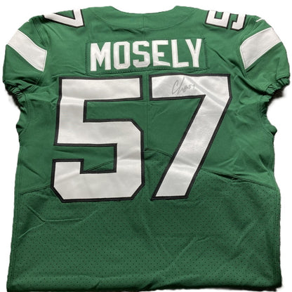 C.J. Mosley Hand Signed ✍️ New York Jets AUTHENTIC Nike NFL Jersey 👕 Also inc. PSA COA📄