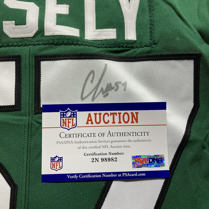 C.J. Mosley Hand Signed ✍️ New York Jets AUTHENTIC Nike NFL Jersey 👕 Also inc. PSA COA📄