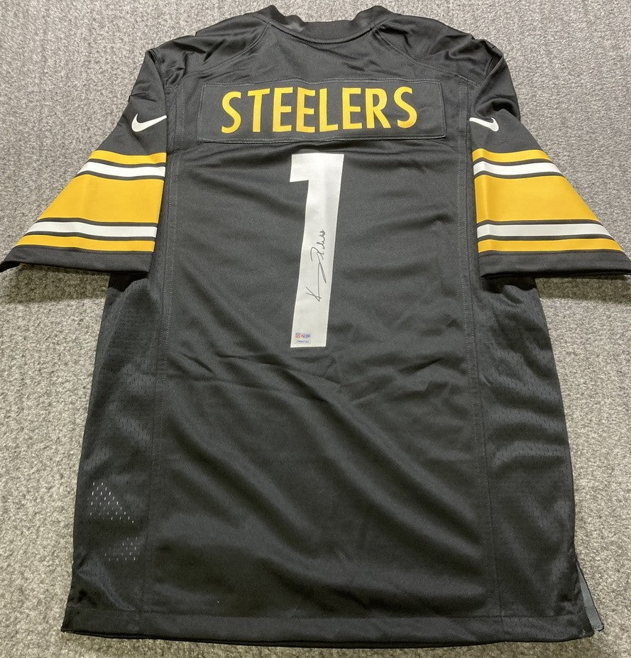 Kenny Pickett Signed🖊️Pittsburgh Steelers NFL Draft 2022 Replica NFL Jersey👕