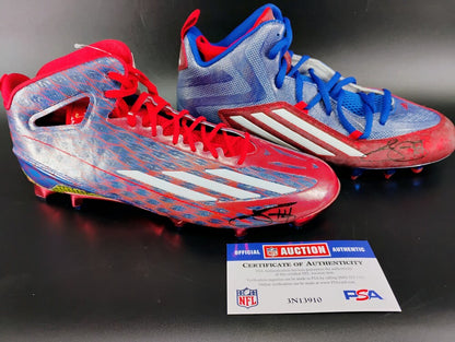 Sammy Watkins Signed🖊️ Buffalo Bills 🐃Custom Cleats👟– Rare NFL Gear🦵🏈