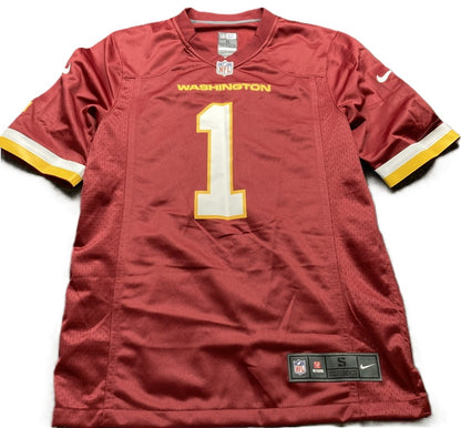 Jayden Daniels Hand-Signed 🖊️Washington Commanders Replica Draft NFL Jersey👕