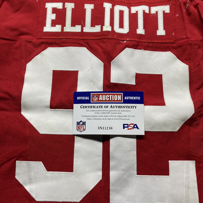Jordan Elliott GAME USED💪10/20/24 PHOTO MATCHED📸San Francisco 49ers Jersey👕vs Kansas City Chiefs Special Crucial Catch Matchup