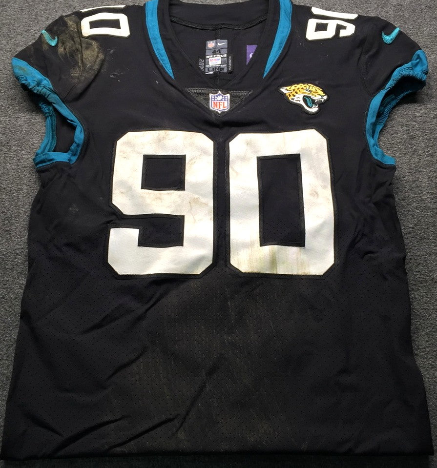 Taven Bryan GAME USED 10/28/18 PHOTO MATCHED 📸 Jacksonville Jaguars Nike NFL Jersey vs. Philadelphia Eagles at Wembley Stadium London