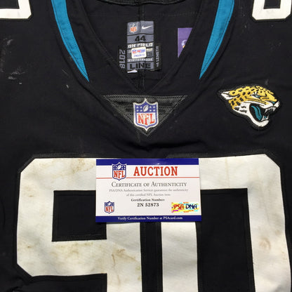 Taven Bryan GAME USED 10/28/18 PHOTO MATCHED 📸 Jacksonville Jaguars Nike NFL Jersey vs. Philadelphia Eagles at Wembley Stadium London