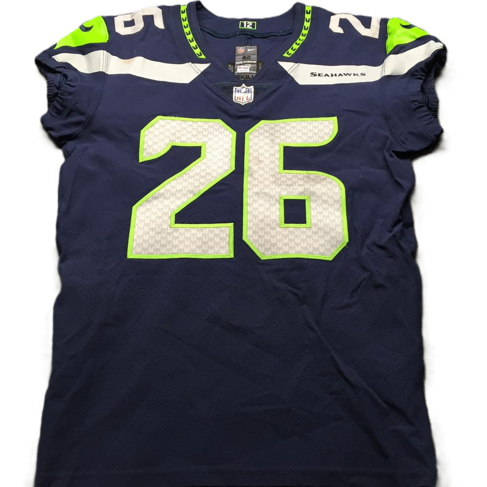 Shaquill Griffin GAME-WORN 💪 10/14/18 Seattle Seahawks NFL Jersey 👕 Inc. PSA COA 🧾🌍 vs. Oakland Raiders in London