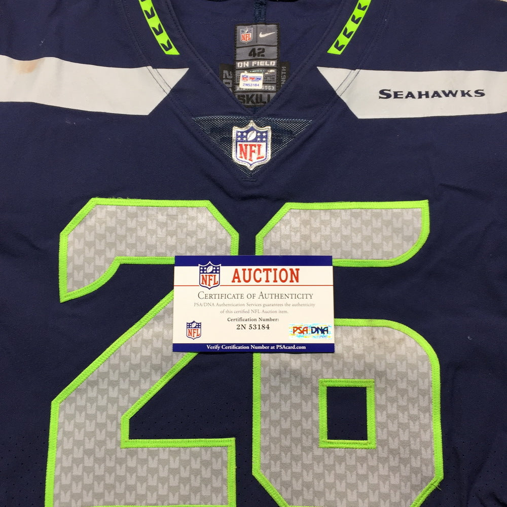 Shaquill Griffin GAME-WORN 💪 10/14/18 Seattle Seahawks NFL Jersey 👕 Inc. PSA COA 🧾🌍 vs. Oakland Raiders in London