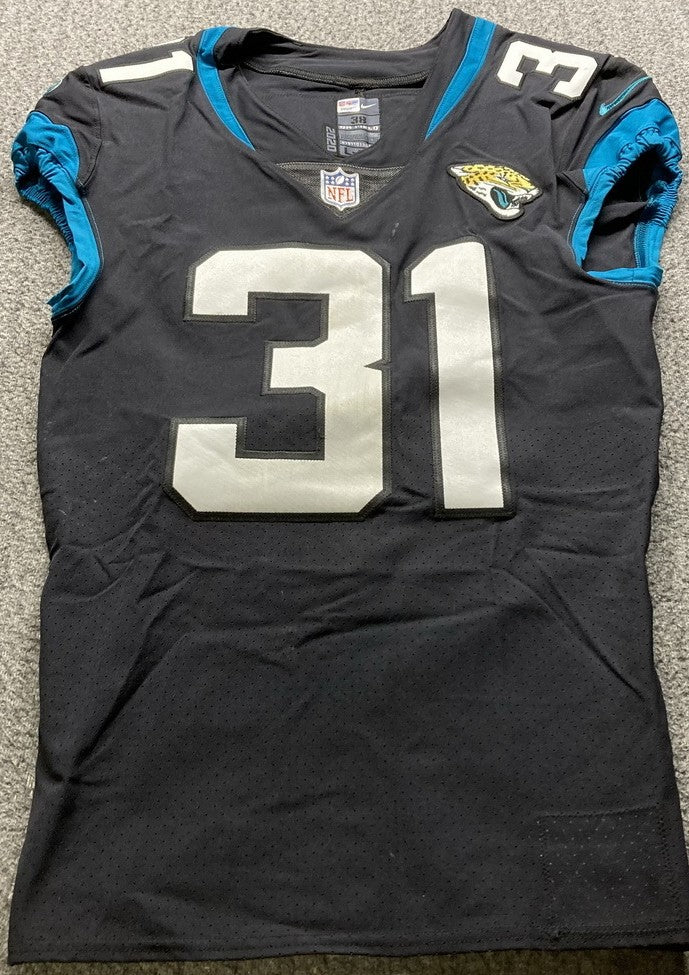 Darious Williams GAME WORN 💪 (10/30/22) PHOTO MATCHED 📸 Jaguars Nike NFL Jersey 👕 vs. Denver Broncos in London