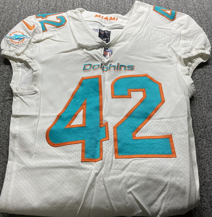 Clayton Fejedelem GAME WORN 10/17/21 PHOTO MATCHED 📸 Dolphins 🐬 NFL Nike Jersey includes PSA Authenticity