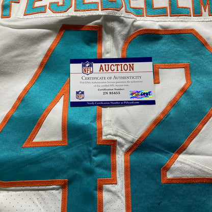 Clayton Fejedelem GAME WORN 10/17/21 PHOTO MATCHED 📸 Dolphins 🐬 NFL Nike Jersey includes PSA Authenticity