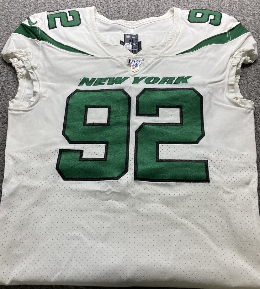 Leonard Williams GAME WORN/USED 💪 New York Jets Nike NFL Jersey 👕 Inc. PSA Authenticity🛡️