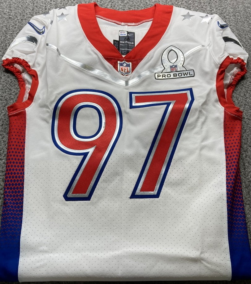 Joey Bosa GAME-ISSUED💪Los Angeles Chargers⚡Pro-Bowl NFL Nike Jersey👕