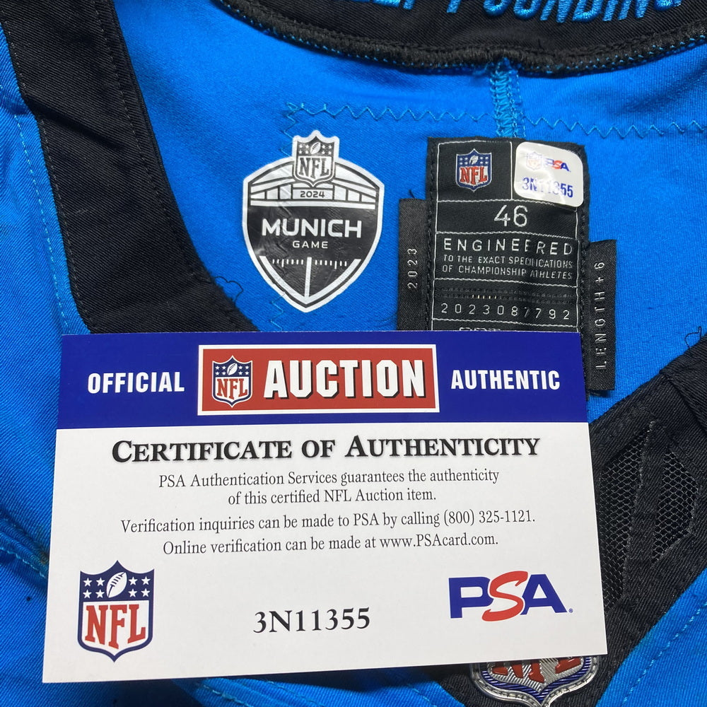LaBryan Ray GAME USED💪11/10/24 Carolina Panthers🐆NFL Nike Jersey👕vs New York Giants