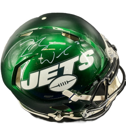 Zach Wilson Hand Signed ✍️ New York Jets Full-Size Authentic NFL Helmet 🔥with PSA Authenticity🛡️