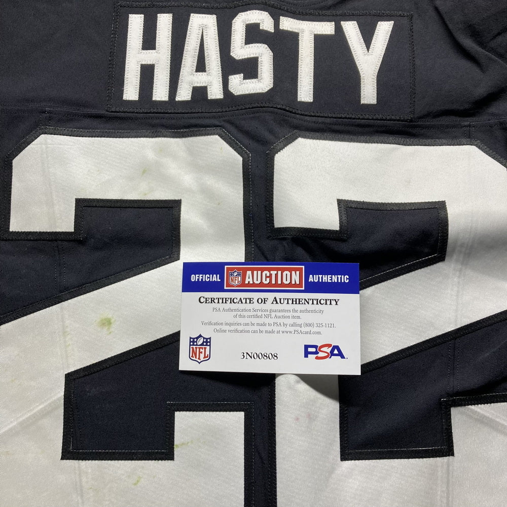 JaMycal Hasty GAME USED 💪 10/01/23 Jacksonville Jaguars 🐆 Nike NFL Jersey vs. Atlanta Falcons 🇬🇧 NFL London Game